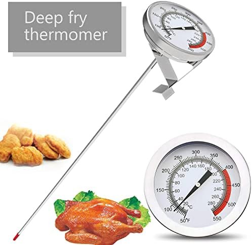 Two pack long stem deep fry thermometers — photo 4