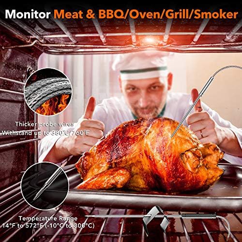 Wireless dual probe remote meat thermometer — photo 4