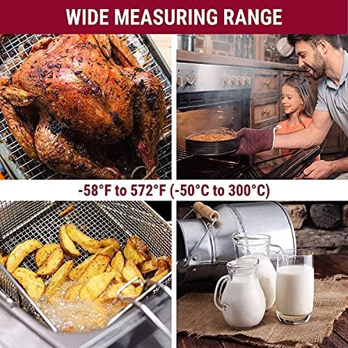 Instant read thermometer with temperature indicator — photo 5