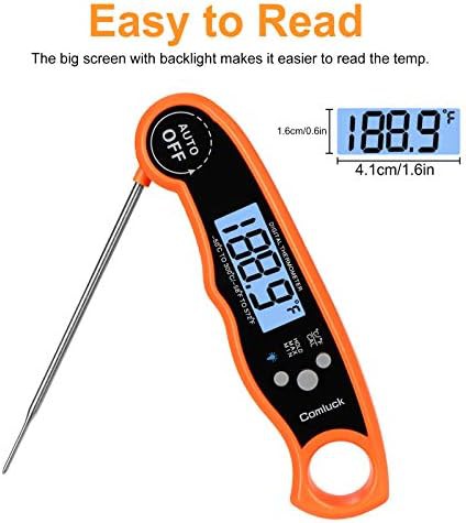 Magnetic waterproof backlit instant read thermometer — photo 4
