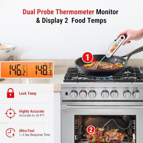Rechargeable leave in dual probe thermometer — photo 3