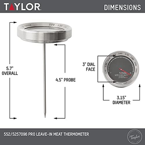 Black pro series leave in meat thermometer — photo 3