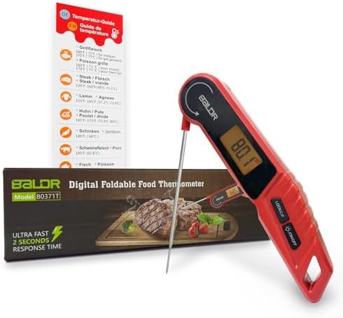 Waterproof single probe instant read thermometer