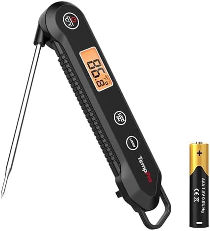 Waterproof stainless steel kitchen food thermometer