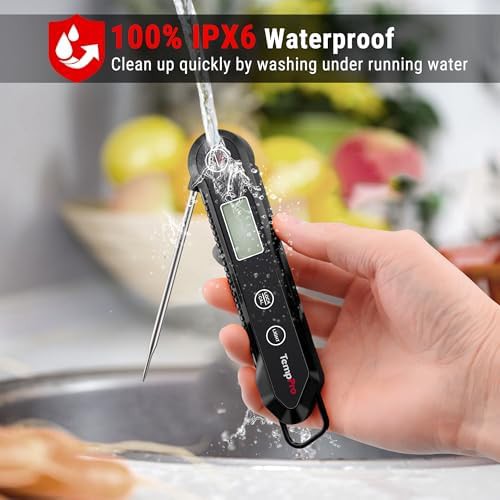 Waterproof stainless steel kitchen food thermometer — photo 4