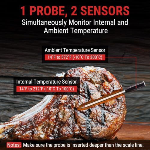 Wireless single probe thermometer with 500 foot range — photo 4
