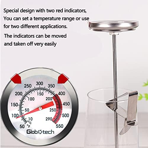 Long stem stainless steel deep fry thermometer — photo 4