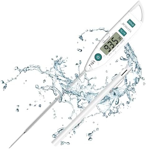 Digital water and liquid instant thermometer