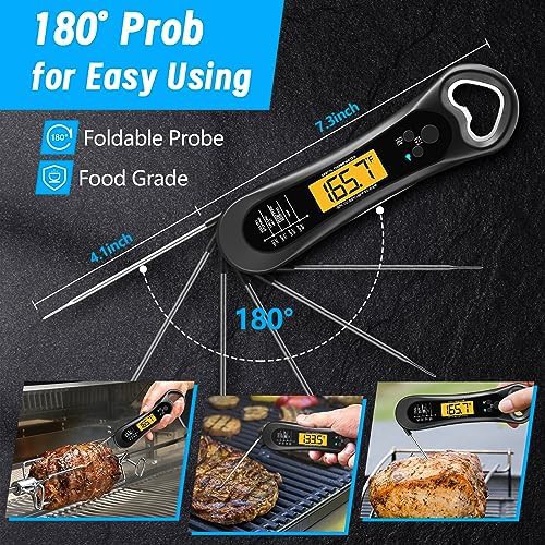 Instant read thermometer with bottle opener — photo 5