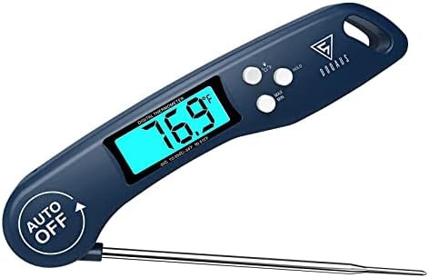Blue ultra thin digital dial thermometer