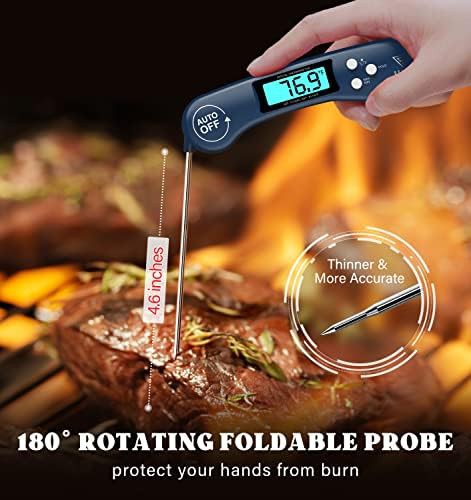 Blue ultra thin digital dial thermometer — photo 3