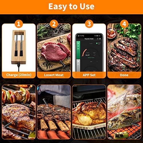 Dual probe wireless bluetooth cooking thermometer — photo 5