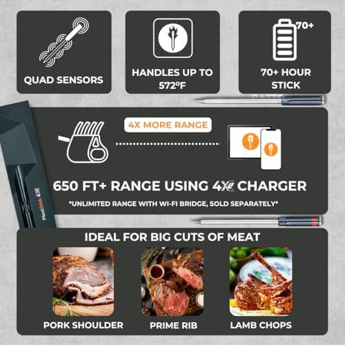 Extended Range Wireless Meat Thermometer — photo 4