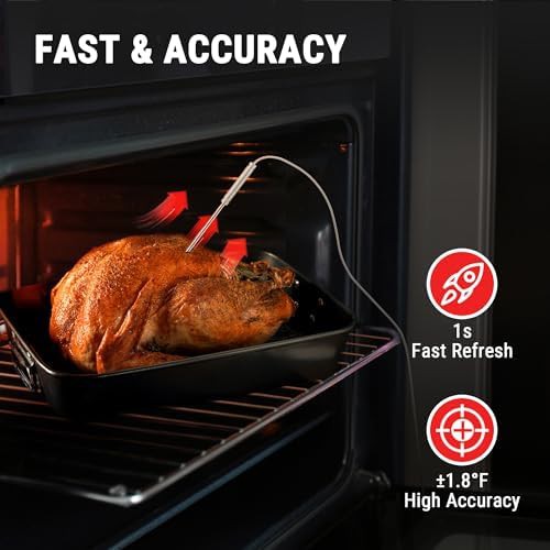 Digital dual probe thermometer with alarm — photo 5