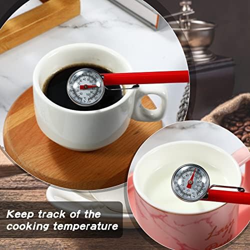 Twelve pack red dial stainless steel thermometers — photo 4