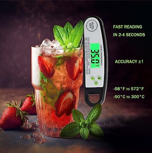 Backlit instant read thermometer for candy — photo 4
