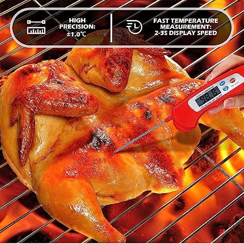 Twelve pack black digital instant thermometers — photo 3