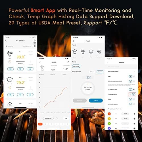 Six probe wifi and bluetooth thermometer — photo 3