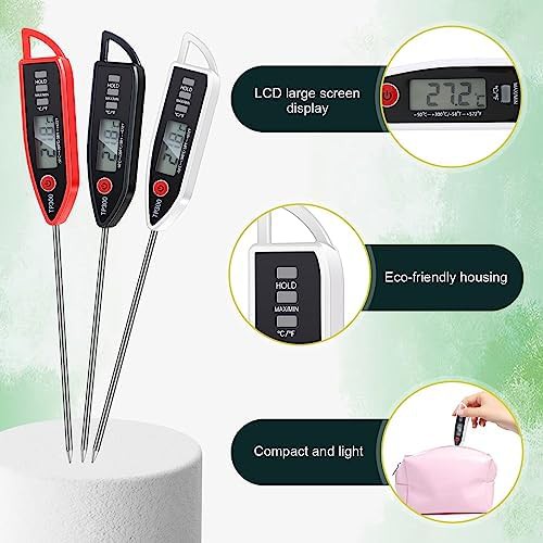 Six pack multi color long probe thermometers — photo 3