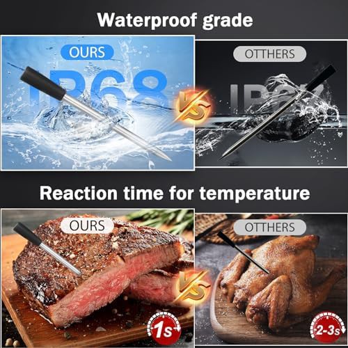 Wireless bluetooth thermometer with ceramic probe — photo 4