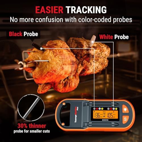 Color coded wireless dual probe thermometer — photo 3
