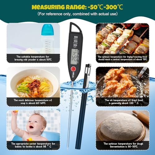 Ten pack white long probe digital thermometers — photo 4