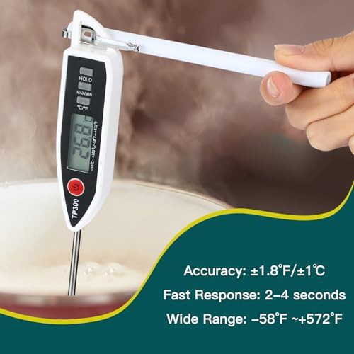 Ten pack white long probe digital thermometers — photo 5