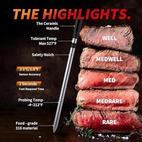 Wireless Bluetooth Grill Probe with 800ft Range — photo 4