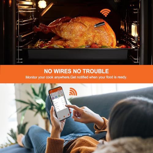 Wireless remote thermometer with 500 foot range — photo 4