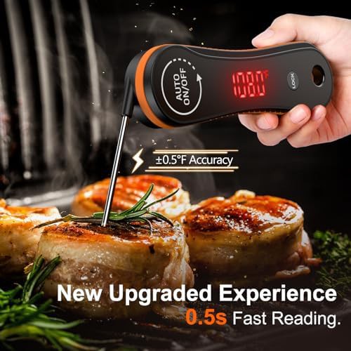 Rotating display waterproof instant read thermometer — photo 3