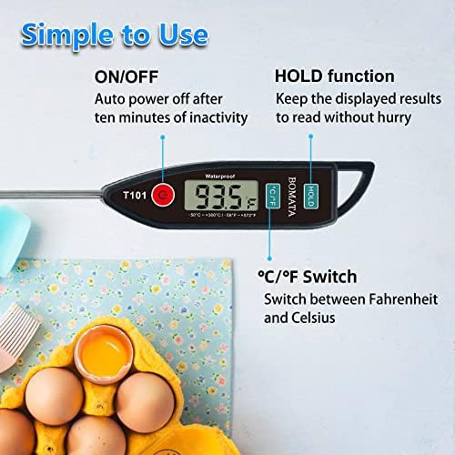 Six pack waterproof instant read thermometers — photo 5