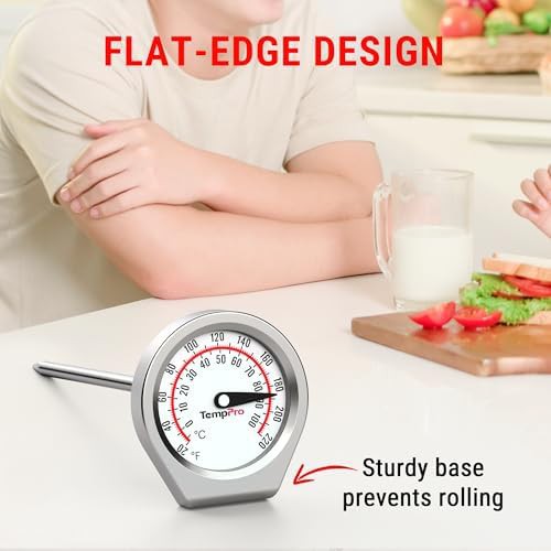 Stainless steel dial instant read thermometer — photo 5