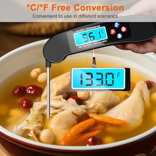 Single talking waterproof digital thermometer — photo 5