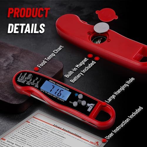Waterproof instant read thermometer for baking — photo 5