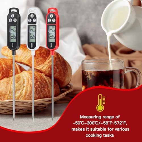 Six piece instant read multi color thermometers — photo 5