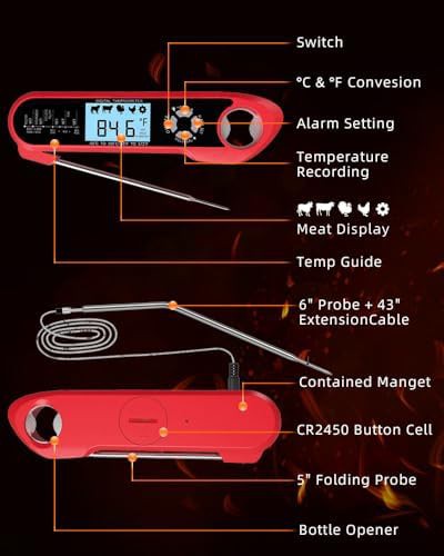 Oven safe thermometer with extended probe — photo 5