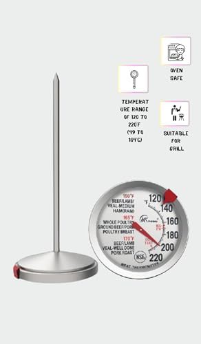 Analog roasting and baking oven thermometer — photo 3