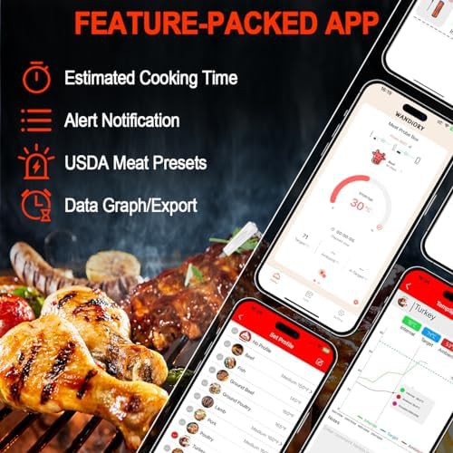 Ultra thin wireless bluetooth smart food probe — photo 4