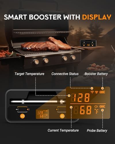 Smart Bluetooth thermometer for smoker and grill — photo 5