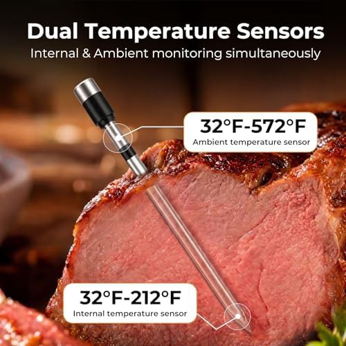 Rechargeable Stainless Wireless Grill Thermometer — photo 4