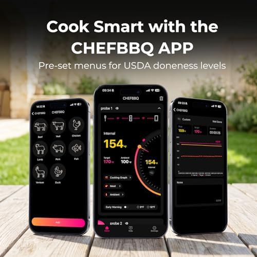 Rechargeable Stainless Wireless Grill Thermometer — photo 5