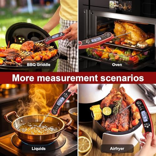 Jujube red instant read food thermometer — photo 3