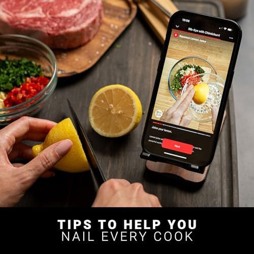 Black wireless smart thermometer for ovens — photo 3