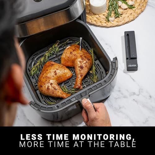 Black wireless smart thermometer for ovens — photo 5