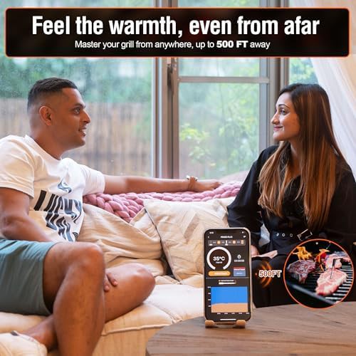 Smart dual probe bluetooth thermometer 500ft — photo 4