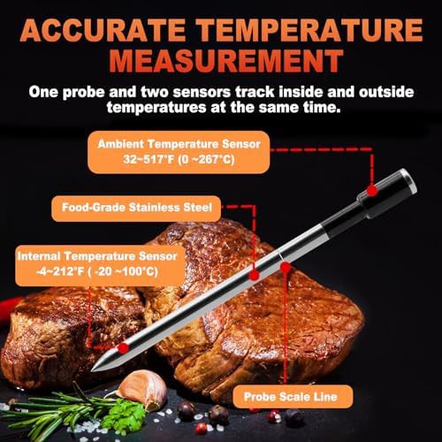 Long range wireless grill thermometer — photo 3