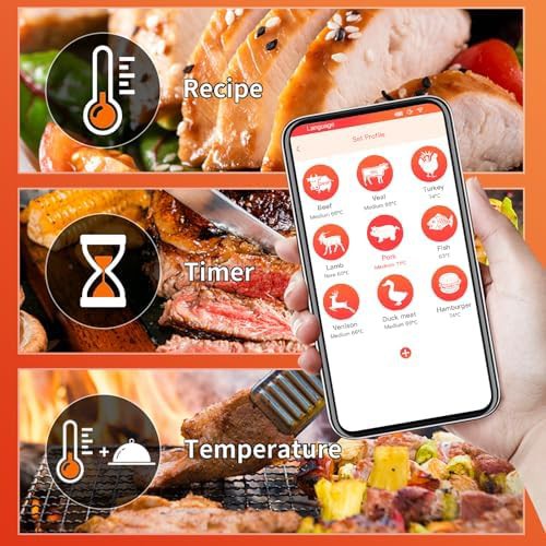 Long range wireless grill thermometer — photo 4
