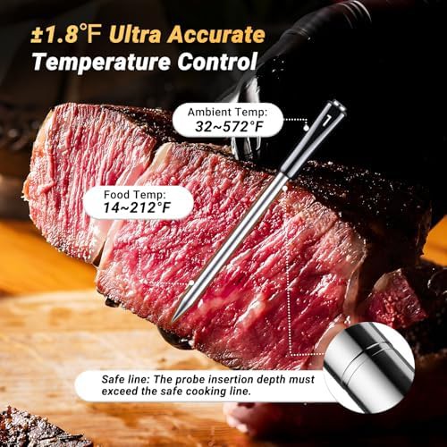 Wireless four probe wifi meat thermometer — photo 4