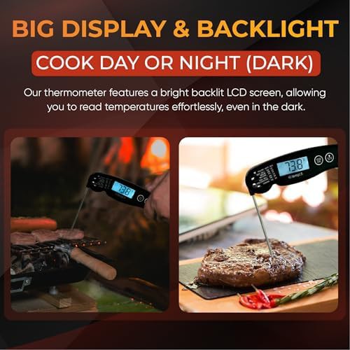 Waterproof backlit instant read thermometer — photo 5