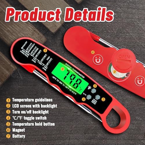 Digital instant read single probe thermometer — photo 4